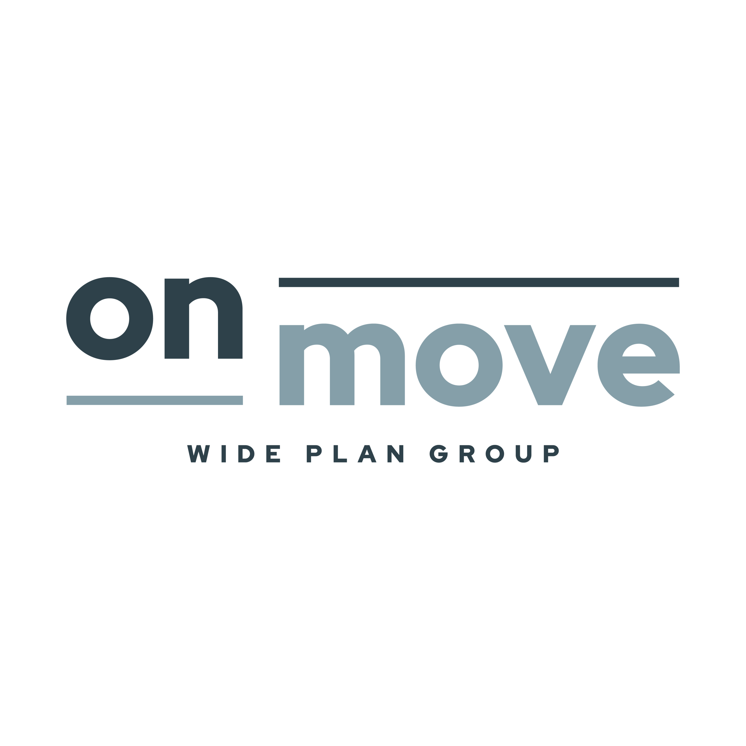 Logótipo ON MOVE – Wide Plan Group